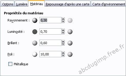 dialogue effet d'éclairage