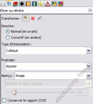 Options des outils