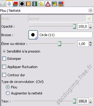 Options des outils